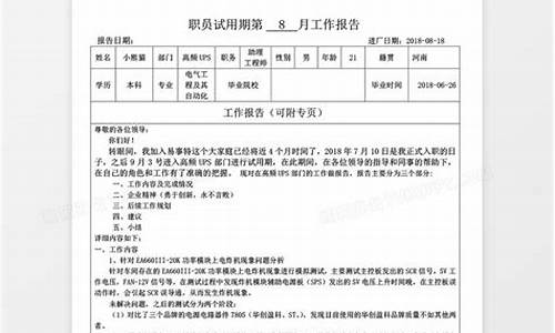 新员工试用期工作总结_新员工试用期工作总