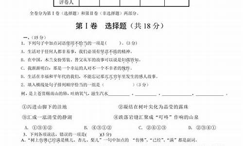 小学语文试卷分析