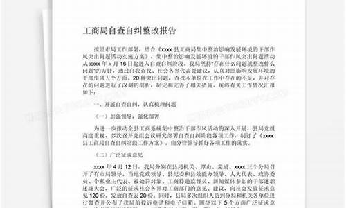 单位自查自纠整改报告_单位自查自纠整改报